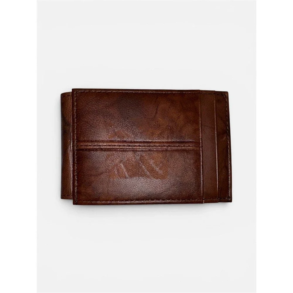 Vintage Leather Strong Magnetic Slim Wallet